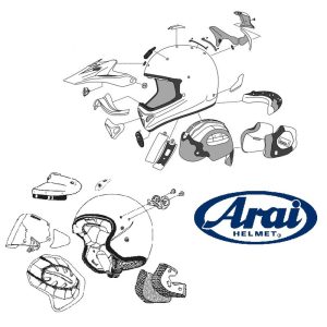 Motorcycle helmet foam Arai Viper GT XL