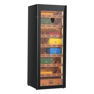 288L Electric Cigar Humidor Cooler Cabinet 1700 Counts with Compressor Cooling