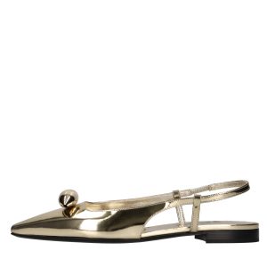 3JUIN Flat shoes Golden