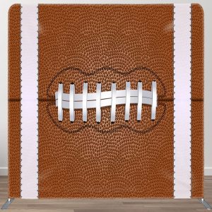 Aperturee American Football Texture Sports Pillow Case Backdrop, 6 x 6 ft (1.8 x 1.8 m), 111 USD, square double-sided backdrops, DSCJHD5N11-F