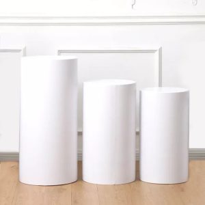 Aperturee Bling Bling Solid Color Stretchy Spandex Cylinder Cover