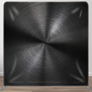 Aperturee Elegant Black CD Texture Fabric Party Backdrop Cover - Aperturee