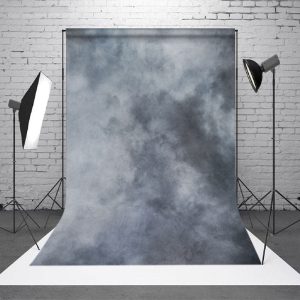 Aperturee Foggy Grey Marble Texture Photo Booth Background