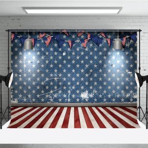 Aperturee Old Fashioned American Flags Photography Backdrop, 3X2FT(1MX0.6M), 14 USD, retro wall backdrops, NYHD12808202-M