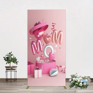 Aperturee Romantic Balloons Gift Box Mothers Day Rectangle Backdrop, 1.6 x 4 ft (0.5 x 1.2 m), 98.18 USD, arch backdrop kit, GAH0E451CF-AJ