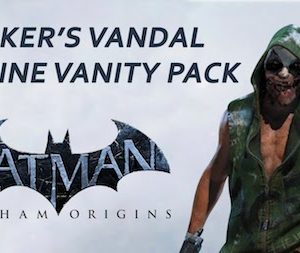 Batman Arkham Origins Joker's Vandal Online Vanity Pack Steam Key