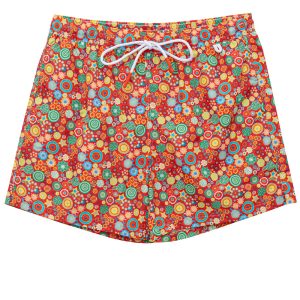 Boxer Costume with Multicolor Print Isaia