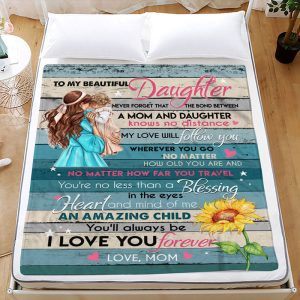 Daughters Gift - Lovely Blessing Gift Blanket - Aperturee