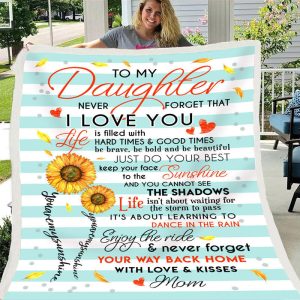 Daughters Gift - Warm Lovely Gift Blanket - Aperturee