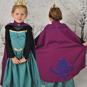 FROZEN Princess Anna Elsa Queen Girls Cosplay Costume Party Formal Dress Elsa #2