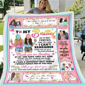 Friends Gift - Adorable Sweet Gift Blanket - Aperturee