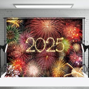 Full Daazzling 2025 Shiny New Year Backdrop - Aperturee