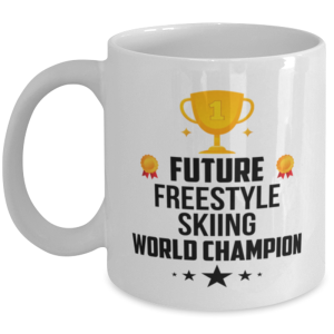 Graduation Mug - Future Freestyle Skiing Funny Coffee Cup For Sports Player