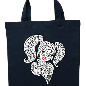 Harley Quinn Trick or Treat Bag - Personalized Harley Quinn Halloween Bag