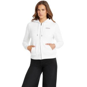 Hooded jacket with mini America for women Guess