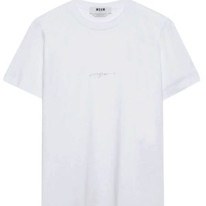 MSGM T-shirts and Polos White