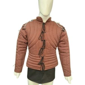 Medieval Doublet Padded full Sleeve Fighting Arming protective cosplay costume