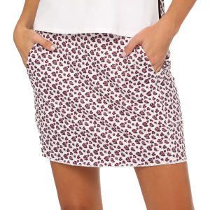 NWT BELYN KEY Pomegranate Stem Floral Tiered Jersey Knit GOLF SKORT - M & L
