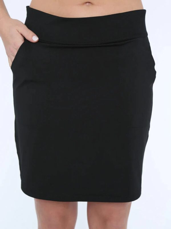 NWT Ladies BELYN KEY BLACK ONYX Keystone Jersey Knit GOLF SKORT S M L X & XXL
