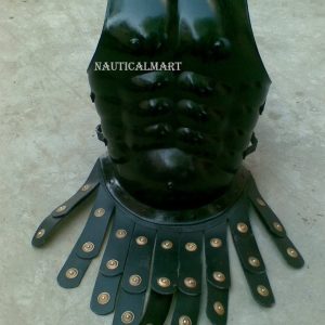 NauticalMart Black Greek Royal Muscle Armor Cuirass - Halloween Costume