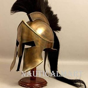 NauticalMart Larp SCA Medieval Spartan Armor Helmet Halloween Costume