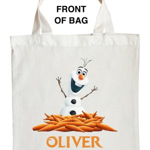 Olaf Trick or Treat Bag - Personalized Olaf Halloween Bag - Custom Olaf Bag