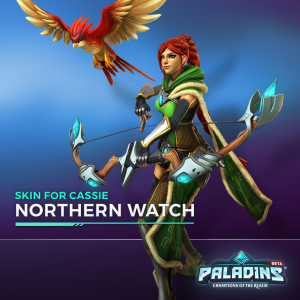 Paladins - Cassie Hero + Northern Watch Skin Key (Digital Download)