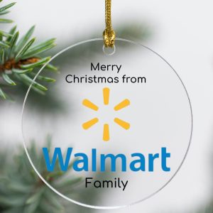 Personalized Business Logo Ornament - Acrylic