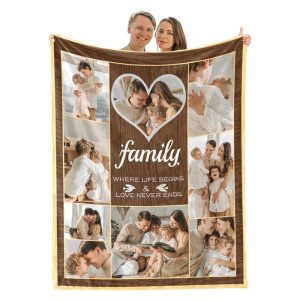 Personalized Gift Photo Throw Blankets For Adult - Aperturee