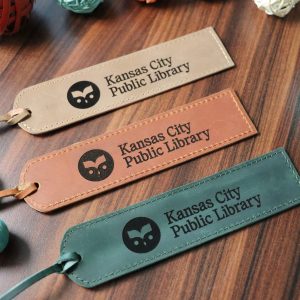 Personalized Leather Bookmark for Library Members and Staff , Real Leather, Same Day Shipping, Free Shipping US