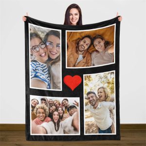 Personalized Picture Blanket Gifts For Girlfriend - Aperturee