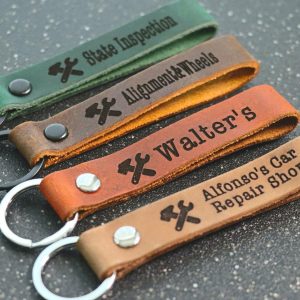 SLIM Business Owner Keychain, Personalized Mechanic Keychain, Mechanic Shop Owner Gift, Mechanic Christmas Gift