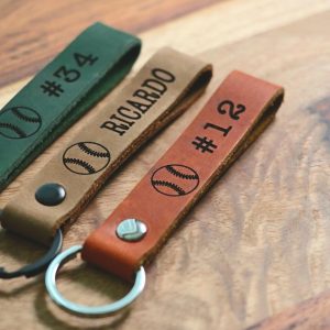 SLIM Softball Keychain, Softball Team Gifts, Softball Senior Night Gifts, Personalized Softball Gifts, Key Ring, End of Season, Softball Banquet