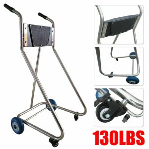 Stainless Steel Boat Outboard Motor Stand Cart Dolly With Wheel Enginee Carrier