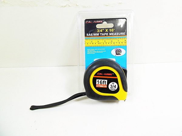 Tape Measure 16 Foot Retractable Steel Blade Measuring Tapes Standard Metric 1Pc