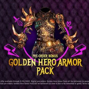 Tiny Tina's Wonderlands: Golden Hero Armor Pack Epic Games Key (Digital Download)