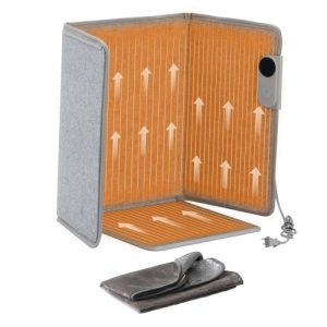 Under Desk Space Heater Foldable Foot Warmer Portable for Home Office