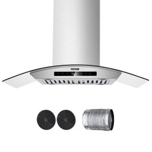 VEVOR 30" Range Hood Ceiling Mount Vent 800CFM Gesture & Touch Control