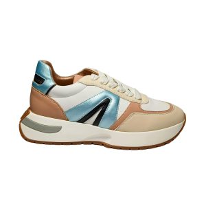Women's Shoes Alexander Smith Hyde Woman-Ivory blue
