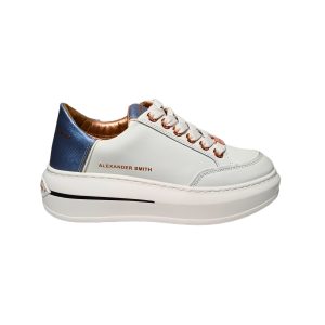 Women's Shoes Alexander Smith Lancaster Woman-White Dark Azure
