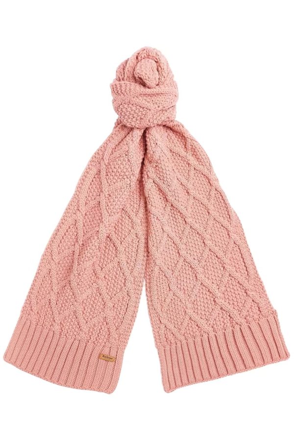 Barbour - Pi31 Beanie & Scarf Dusty Rose LGS0075