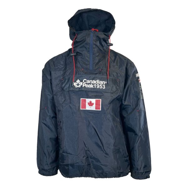 Canadian Peak Men's Navy Jacket 1953 Butaneak Wind Rain Breaker (S01)