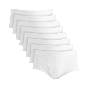 Club Room Men's Briefs, 8-Pack White B4HP