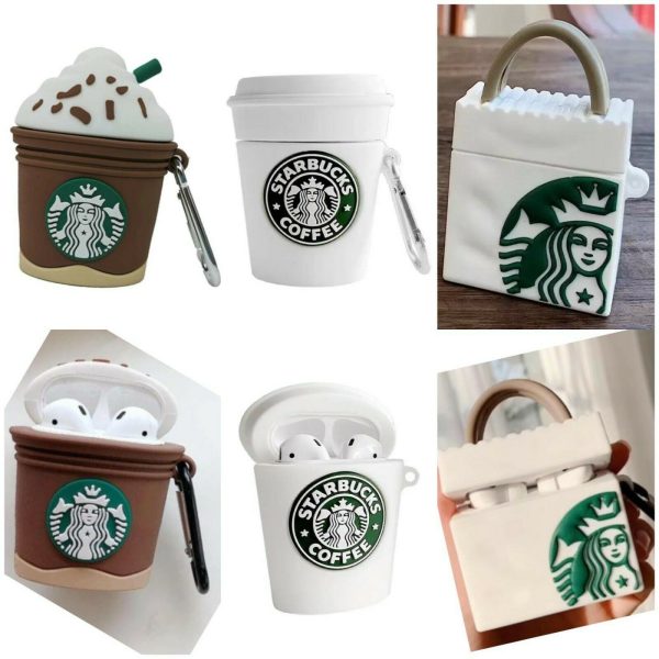 Cute Coffee AirPods Protective Case for Gen 1/2/3 & Pro