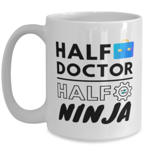 Doctor Coffee Mug - 15 oz Funny Tea Cup For Office Friends Co-Workers Men