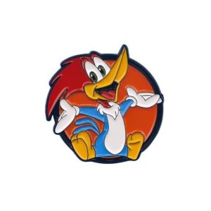 Enamel Woody Woodpecker Hat Lapel Pin - New