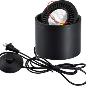 High Accent Uplight 7W LED Barrel Type Spotlight Decorative Light Adjustable Bod