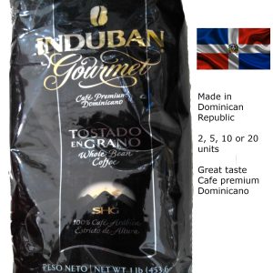Induban Gourmet Premium whole bean coffee from Dominican Republic 2 pounds