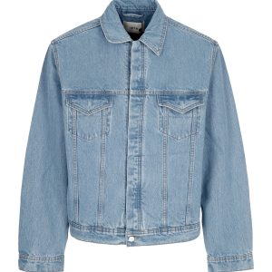Jacket Jeans Man Bird Back Jacket Bleach