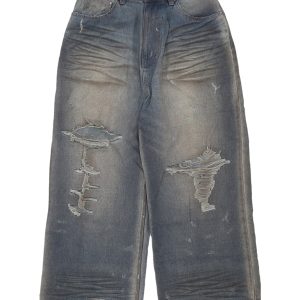 Jeans Man Ripped Jeans Blue